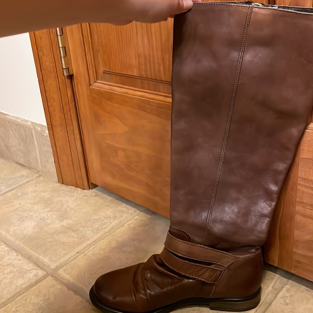 Brown Steve Madden Riding Boot - Picture 3 of 11